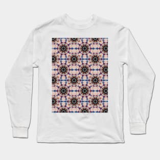 kaleidoscope, mandala, flower stylization in pastel colors Long Sleeve T-Shirt